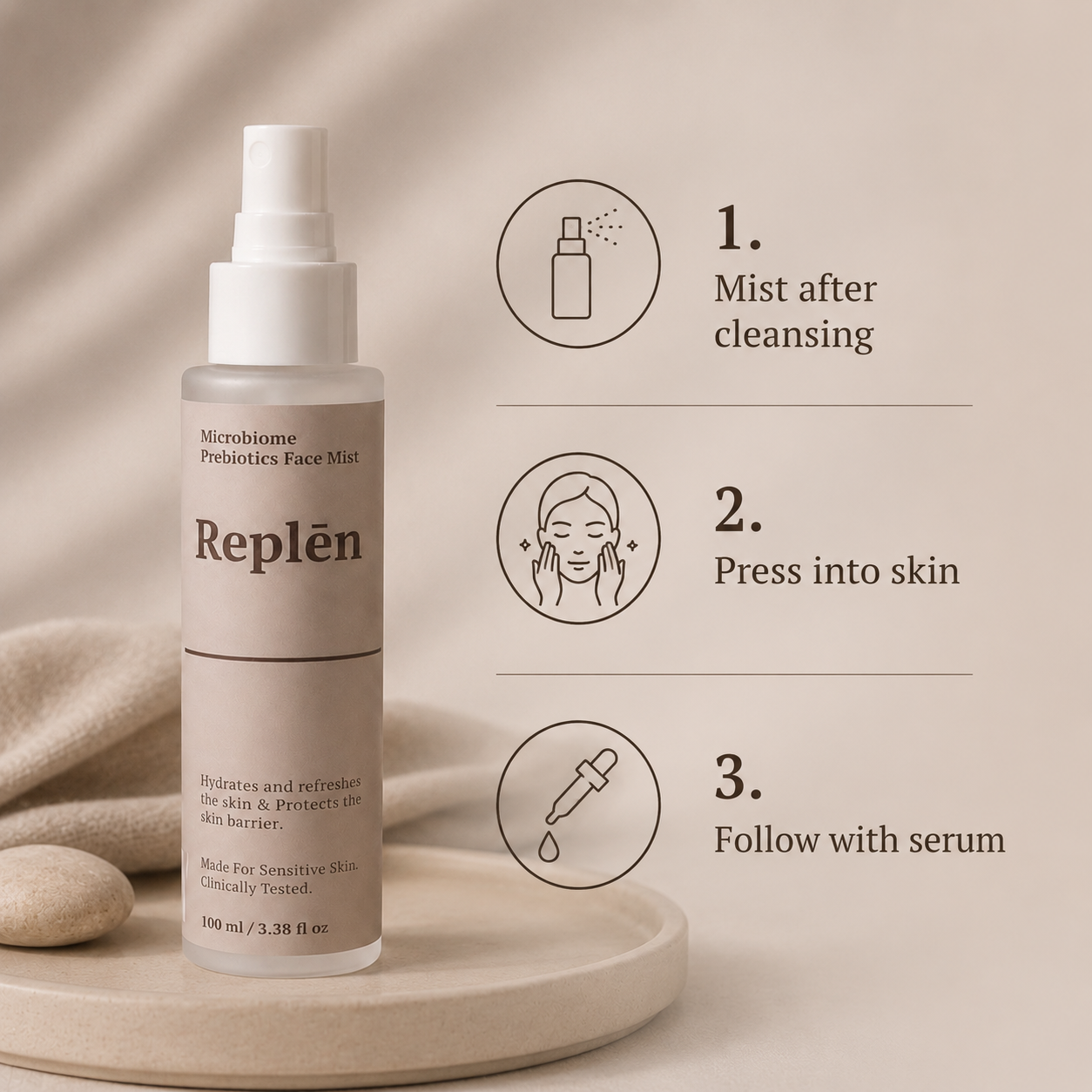 Microbiome Prebiotics Face Mist