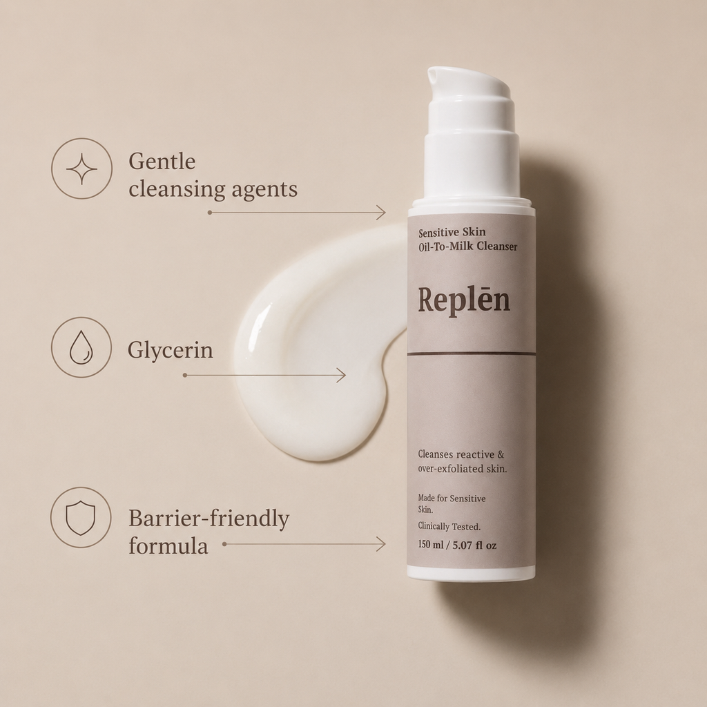 Oil-to-Milk Cleanser