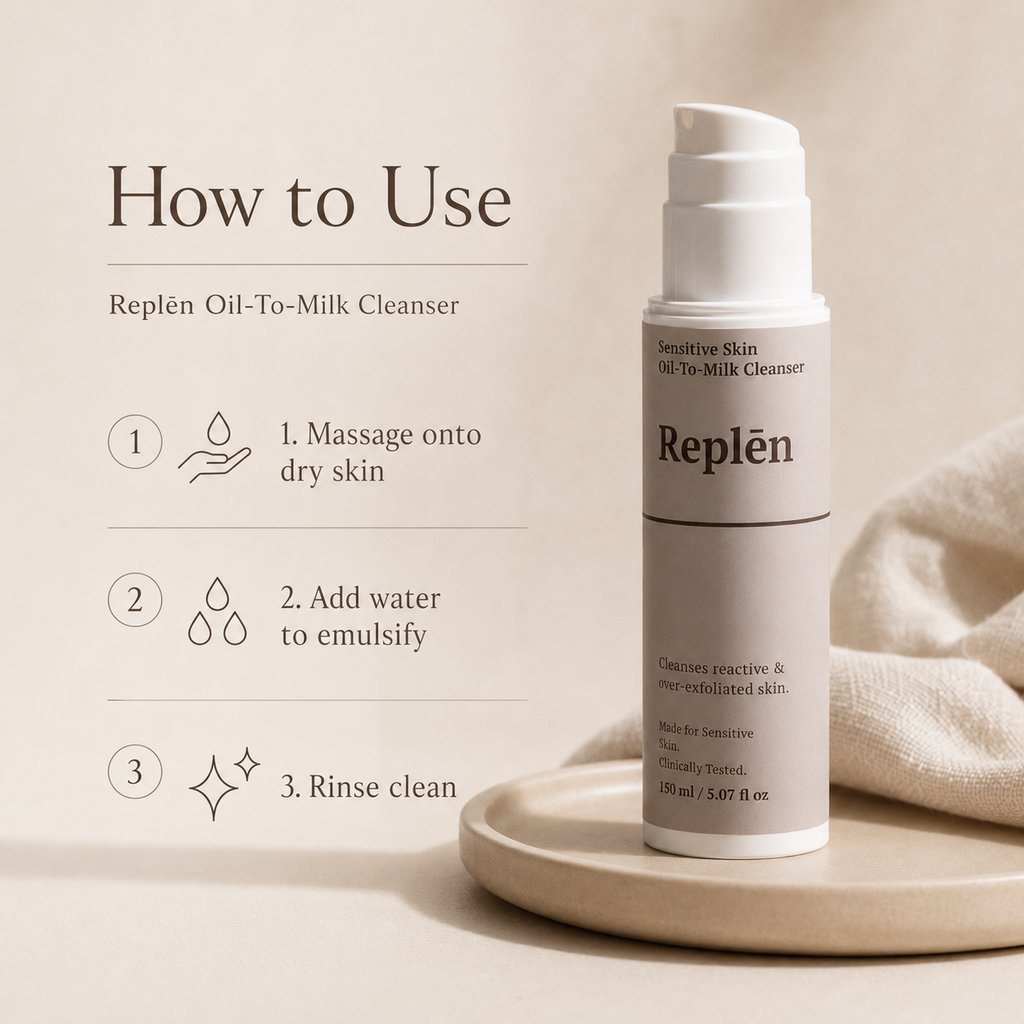 Oil-to-Milk Cleanser