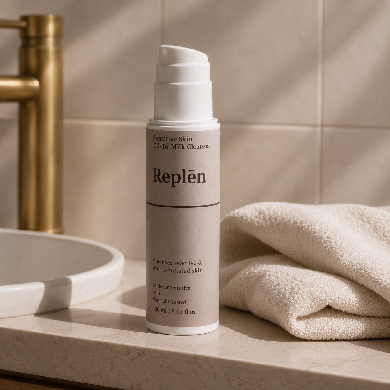 Oil-to-Milk Cleanser
